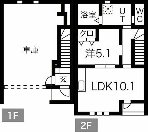 いえガレージの物件間取画像